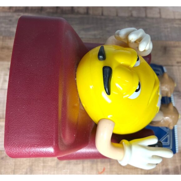 M&Ms Yellow Character Candy Dispenser Recliner Chair Design - Picture 6 of 9